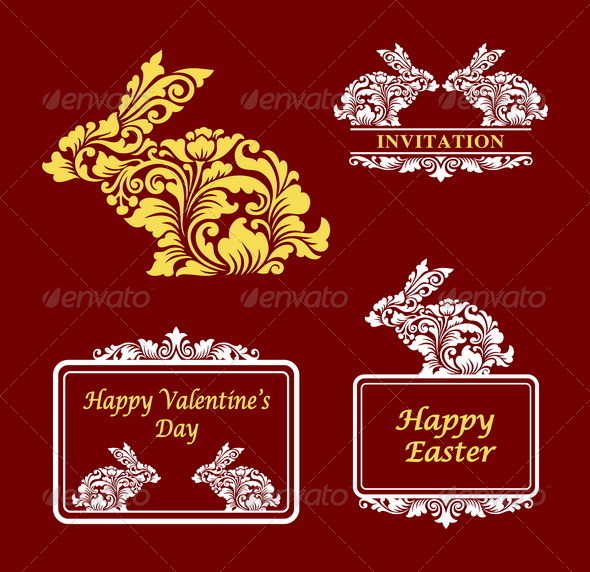 Rabbit Pattern Decoration - Patterns Decorative