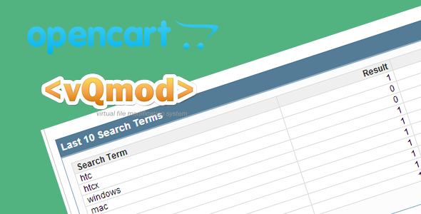 Save Search Items In Opencart