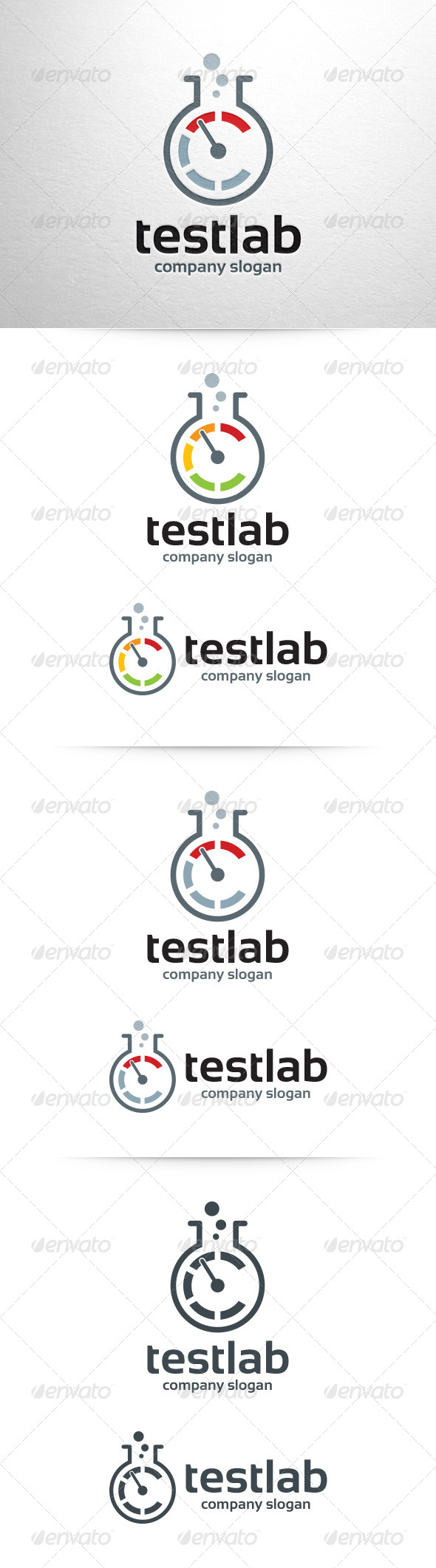 Test Lab Logo Template - Symbols Logo Templates