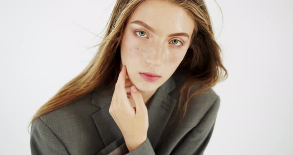 Close Up Portrait of Girl