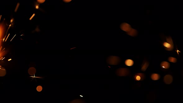Super Slow Motion Romantic Sparkler Background at 1000Fps alt
