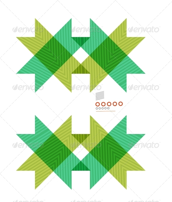 Colorful Geometrical Shapes Abstract Lines - Web Technology