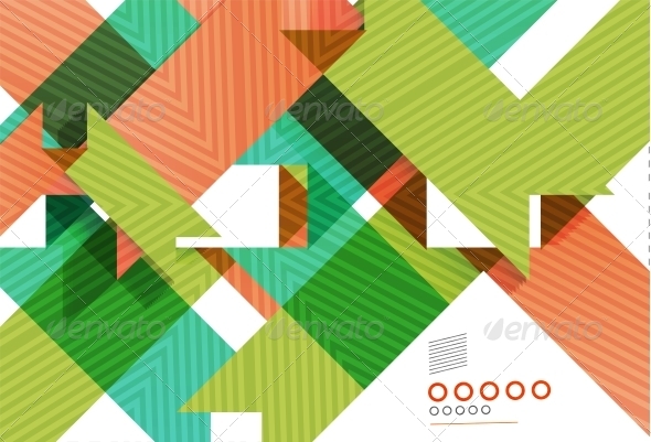 Colorful Geometrical Shapes Abstract Lines - Web Technology