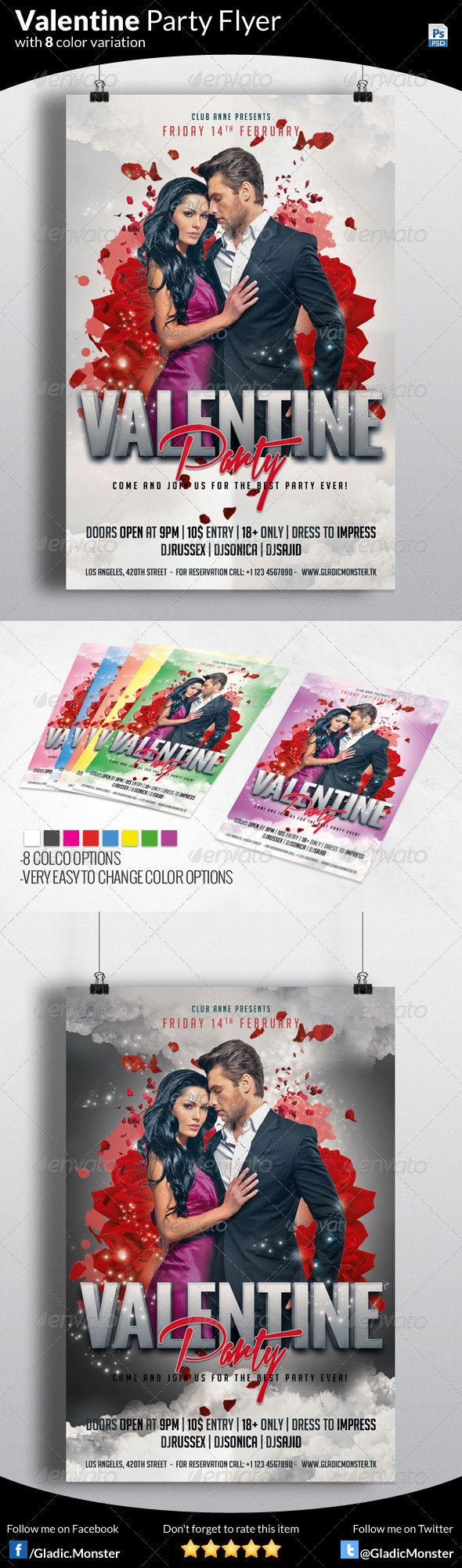 Valentine Party Flyer - Clubs & Parties Events