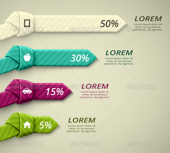 Percent Statistics - Infographics
