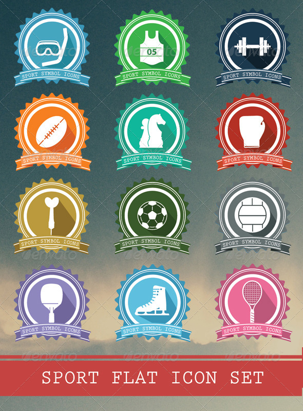 Sport Badges Icons - Seasonal Icons