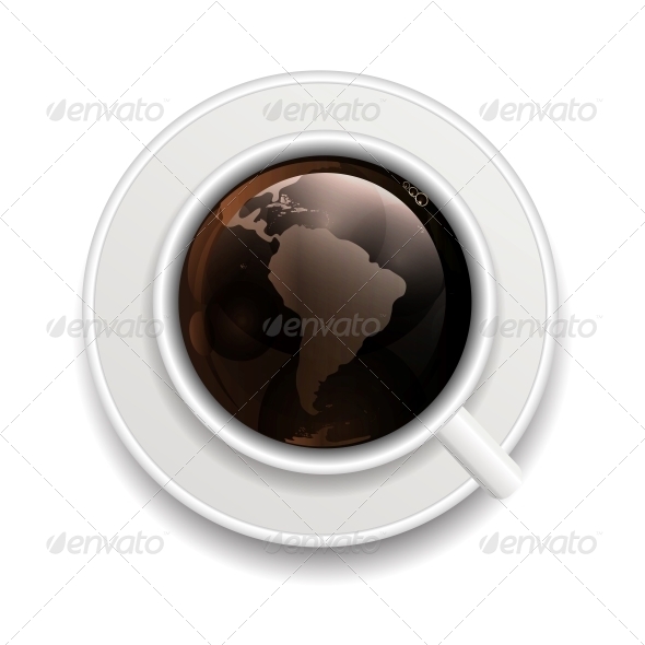 Coffee with Globe - Web Technology
