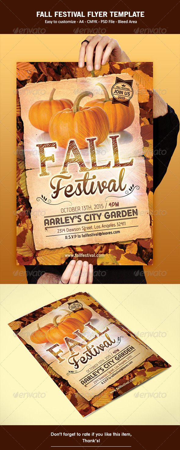 Fall Festival Flyer - Events Flyers