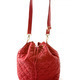 Red leather padded purse - PhotoDune Item for Sale