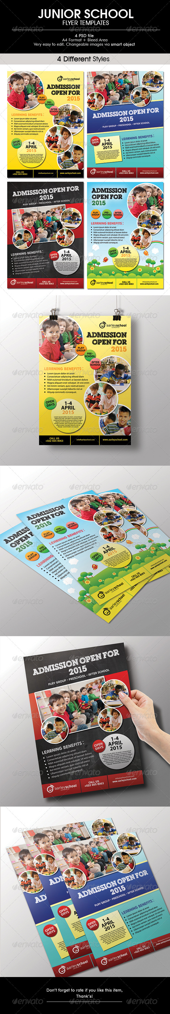 Junior School Flyer - Corporate Flyers