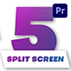 Multiscreen Transitions | 5 Split Screen - VideoHive Item for Sale