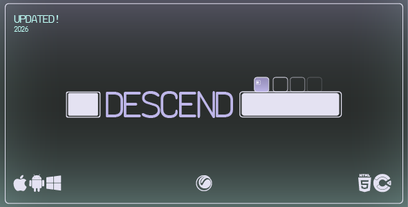 Descend | HTML5 Game Template