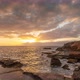 Rocky Coastline at Sunset Timelapse - VideoHive Item for Sale