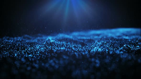 Abstract Background with Particles