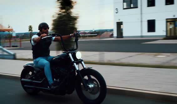 Man on a Motorbike alt