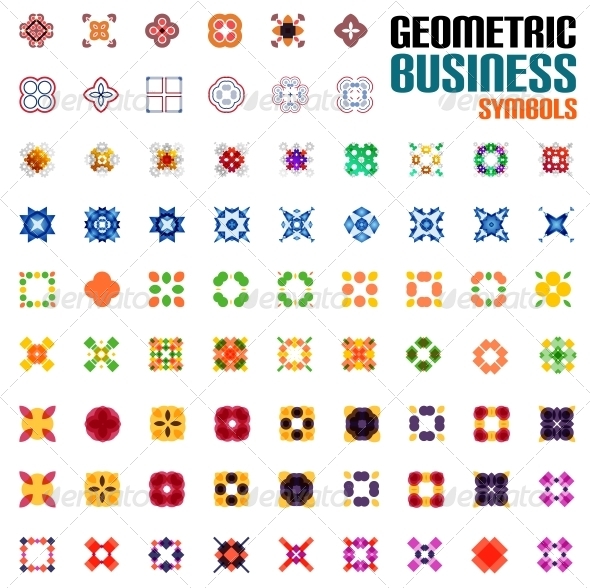 Huge Set of Business Symbols - Concepts Business