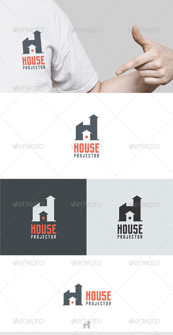 House Projector Logo - Buildings Logo Templates
