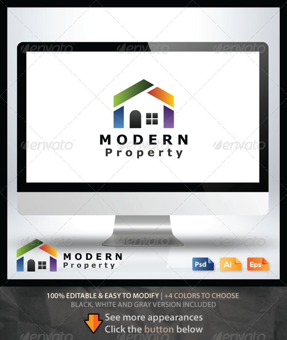 Modern Property Logo - Buildings Logo Templates