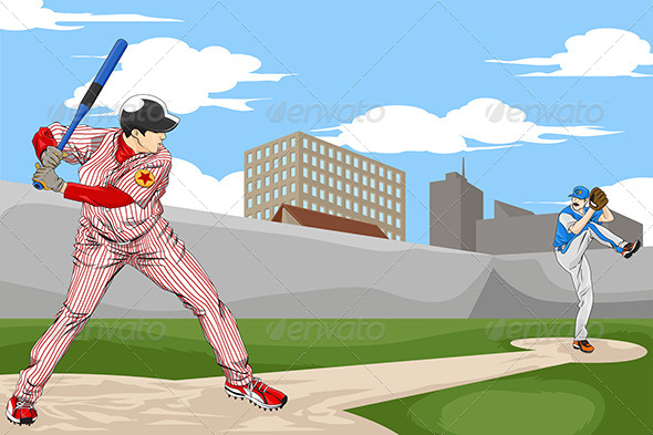 Baseball Players - Sports/Activity Conceptual