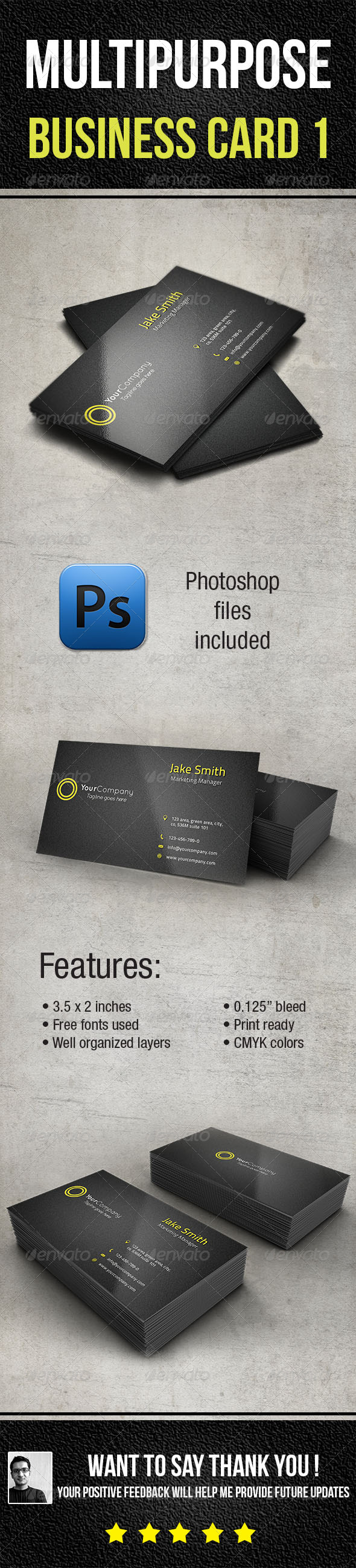 Multi-Purpose Business Card 1 - Corporate Business Cards