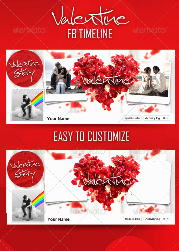 Valentine FB Timeline - Facebook Timeline Covers Social Media