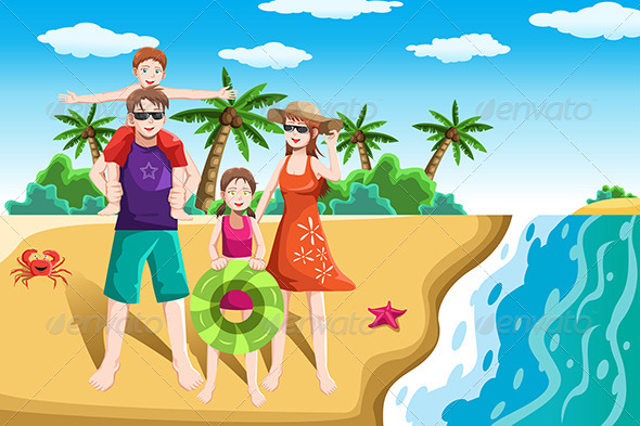 Family Vacation - Travel Conceptual