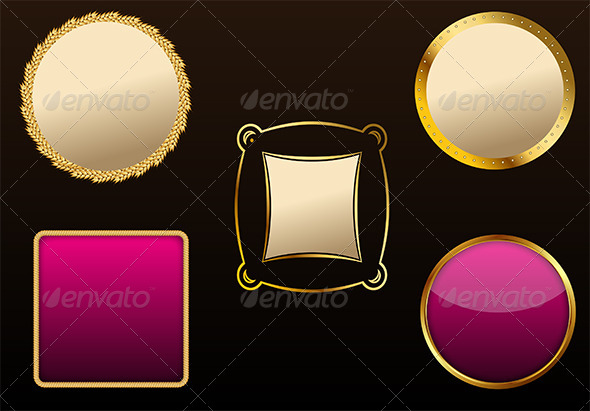 Photo Frame Vintage Set - Man-made Objects Objects