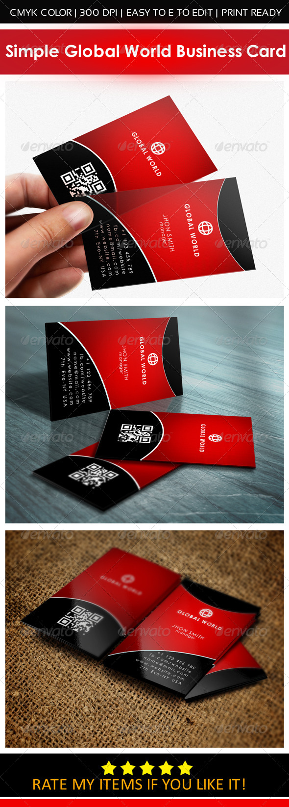 Simple Business Card - Corporate Business Cards