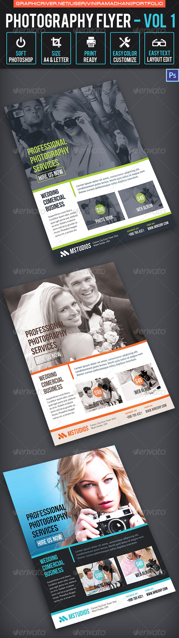 Photography Flyer | Volume 1 - Corporate Flyers