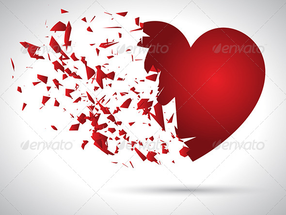 Exploding Heart - Valentines Seasons/Holidays