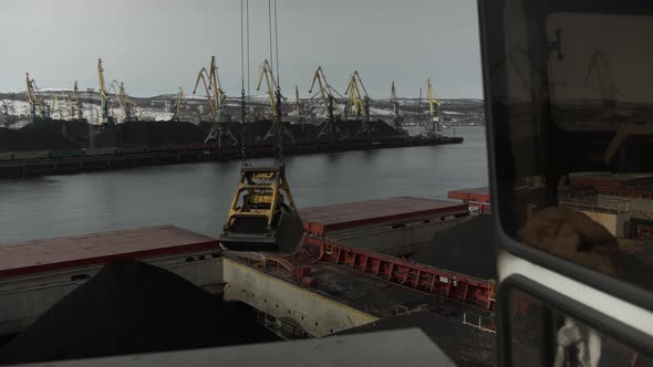 Port View From Crane Operator Cab