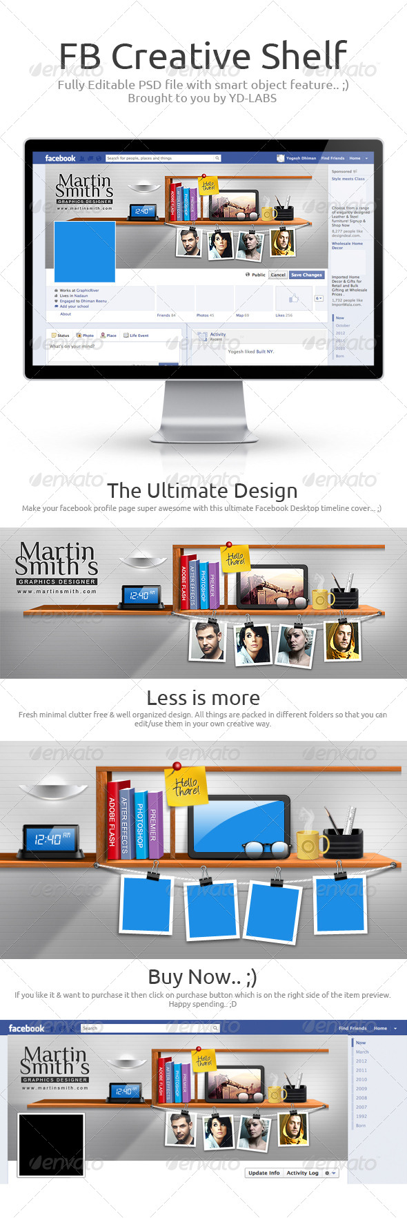 FB Creative Shelf - Facebook Timeline Covers Social Media