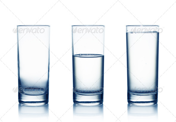 water glasses - Stock Photo - Images