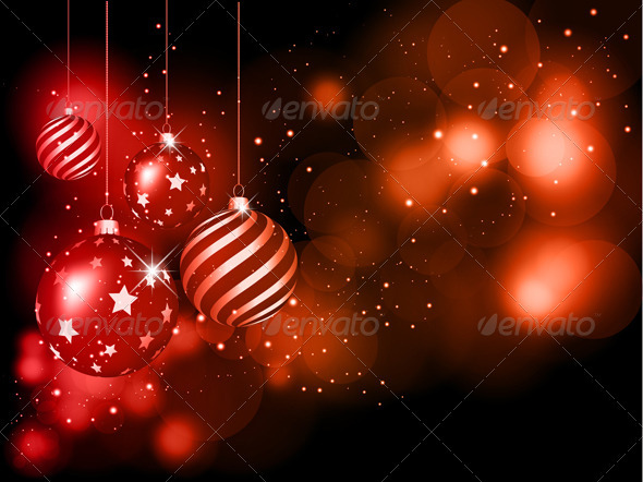Christmas bauble background - Christmas Seasons/Holidays