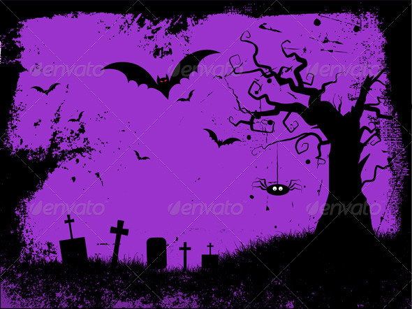 Grunge Halloween Background - Halloween Seasons/Holidays