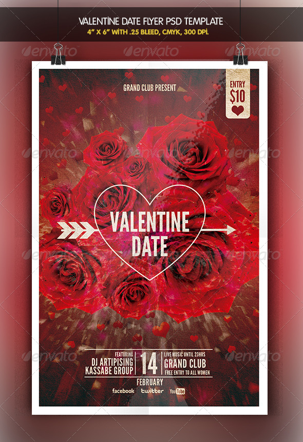 Valentine Date | Flyer Template