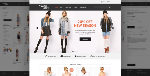 Exceptional Decima eCommerce HTML Template