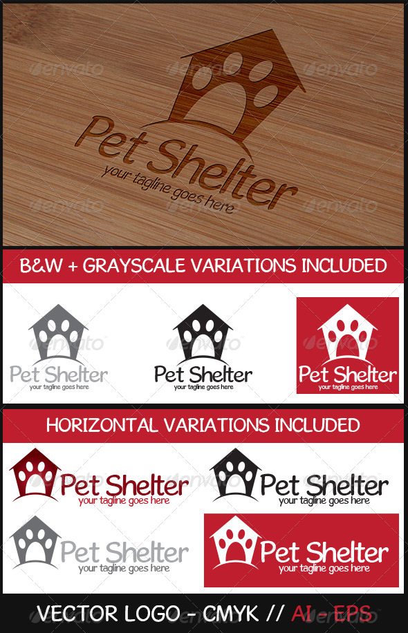 Pet Shelter Logo - Animals Logo Templates