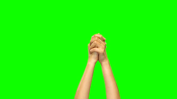 Hands Appearing and Rubbing Each Other alt