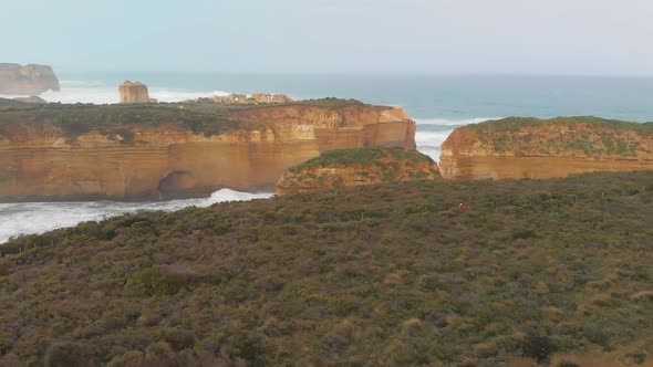 Loch Ard Gorge is a Beautiful Coastline Along the Great Ocean Road Australia