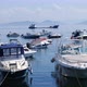 Motor boats at Suadiye coast and The Princes Islands landscape - VideoHive Item for Sale