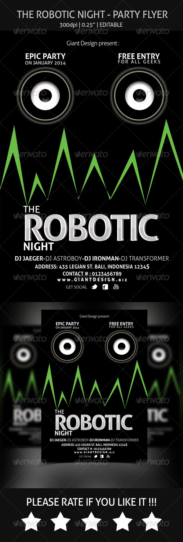 The Robotic Night - Flyer Party