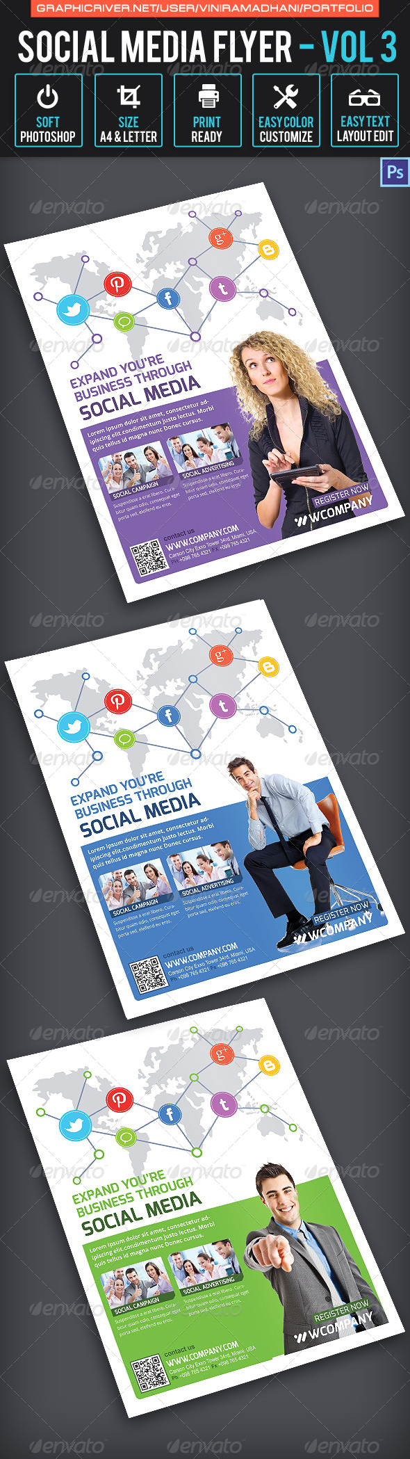Social Media Flyer | Volume 3 - Corporate Flyers