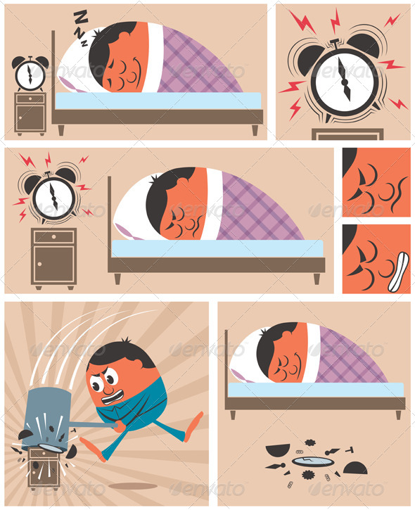 Wake Up - People Characters
