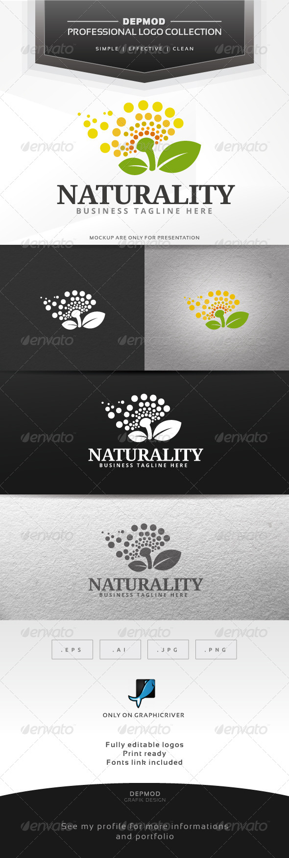 Naturality Logo - Nature Logo Templates