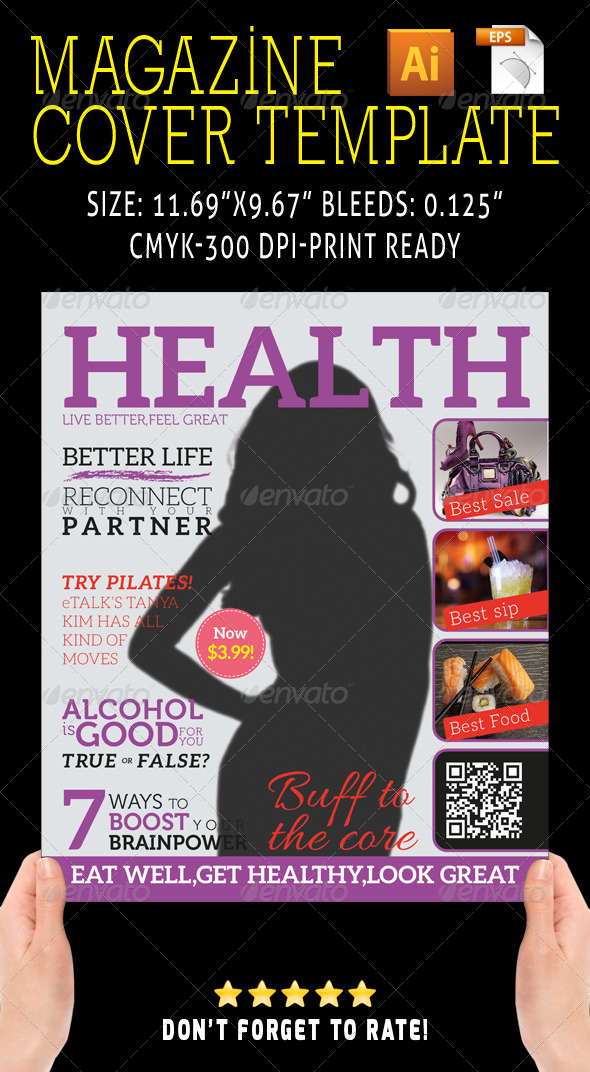 Magazine Cover 05 - Magazines Print Templates