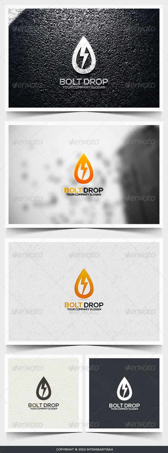 Bolt Drop Logo Template - Objects Logo Templates