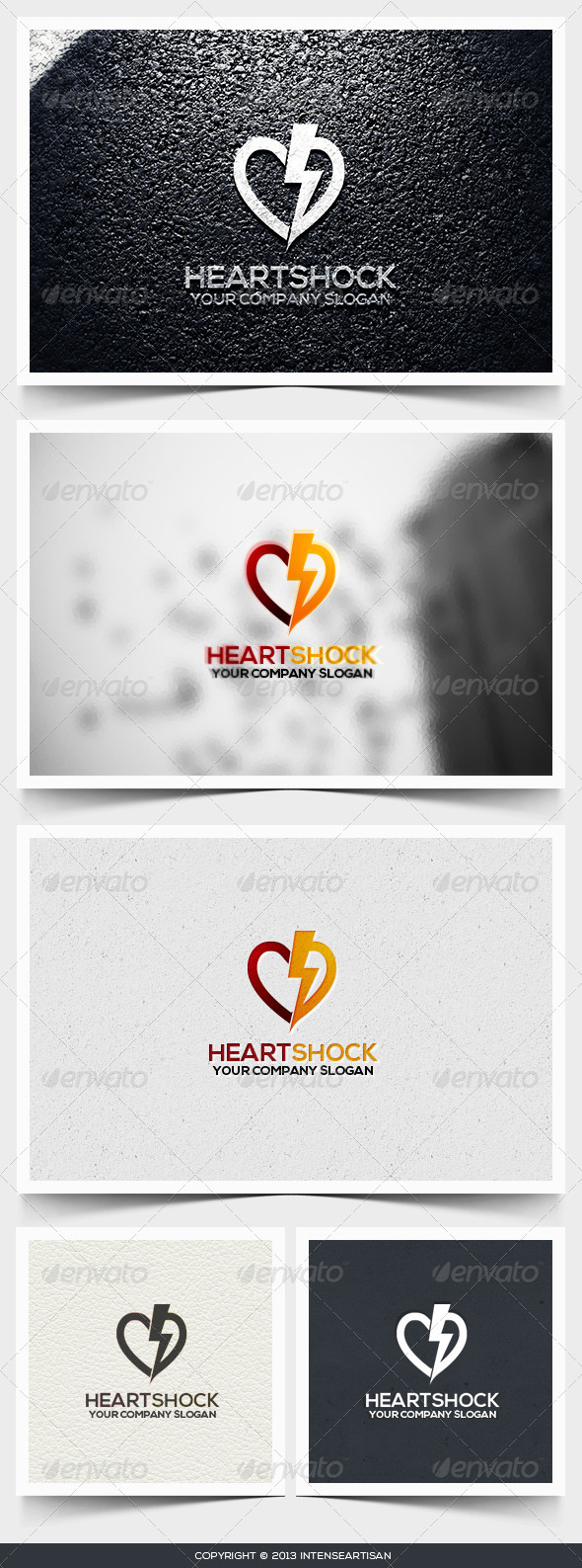 Heart Shock Logo Template - Objects Logo Templates