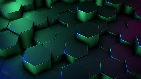 Hexagons Backgrounds 2 Looped