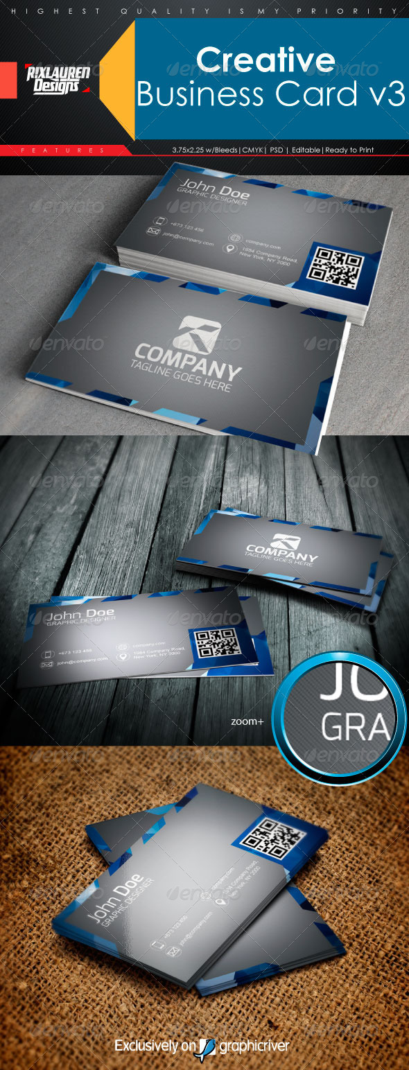Creative Business Card V3 - Creative Business Cards